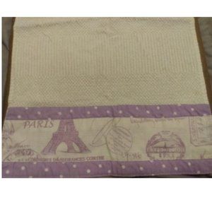Casaba French Script Eiffel Tower Kitchen Towel